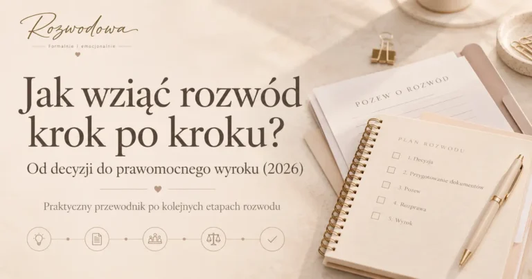 Jak wziąć rozwód krok po kroku – pozew, rozprawa i prawomocny wyrok