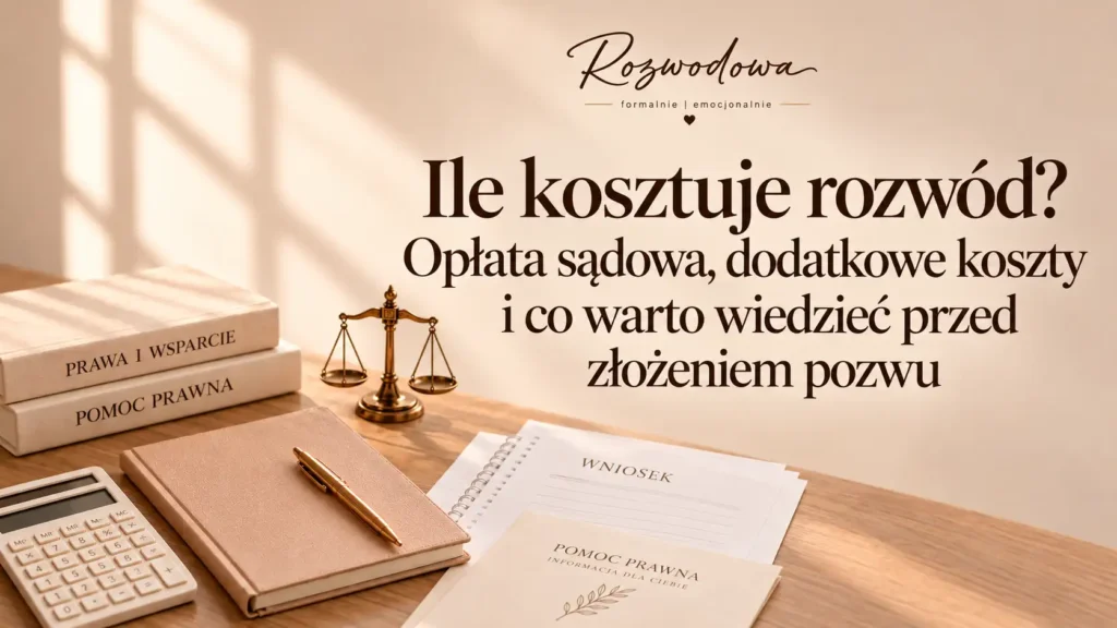 Ile kosztuje rozwód? Grafika o opłacie sądowej, dodatkowych kosztach i pozwie rozwodowym