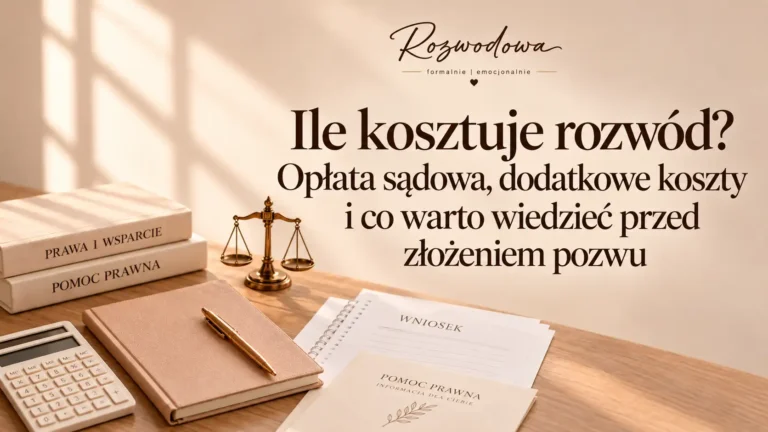 Ile kosztuje rozwód? Grafika o opłacie sądowej, dodatkowych kosztach i pozwie rozwodowym