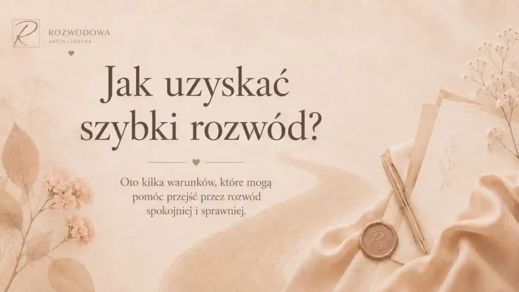 Jak uzyskać szybki rozwód – dokumenty, pióro i droga symbolizująca przejście przez formalności rozwodowe
