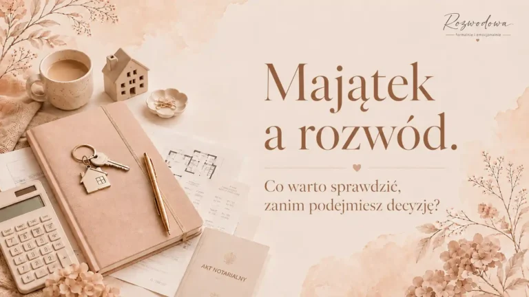 Majątek a rozwód – dom, kredyt, dokumenty i finanse do sprawdzenia przed podjęciem decyzji.